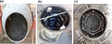 A Concrete Preparation B Formwork Preparation Before Casting C Download Scientific Diagram