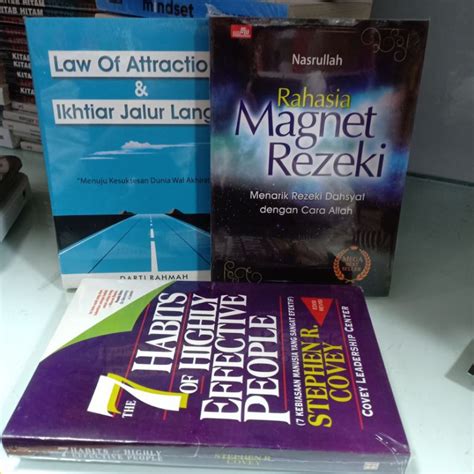 Jual Paket Buku Law Attraction Dan Ikhtiar Jalur Langit Rahasia