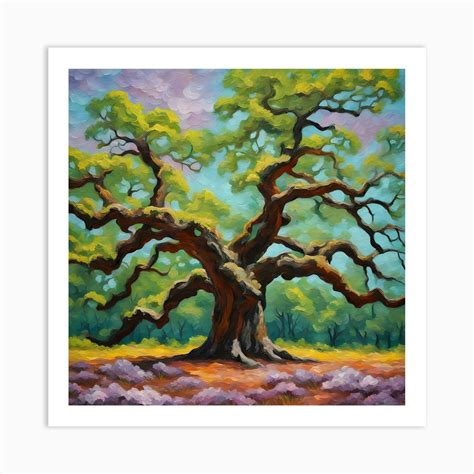 Angel Oak Tree Art Print by LADYFRY - Fy