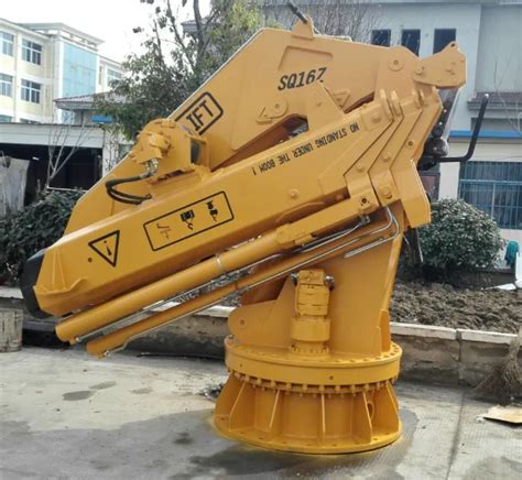 Ton Folding Knuckle Boom Crane Hydraulic Marine Crane Deck Folding