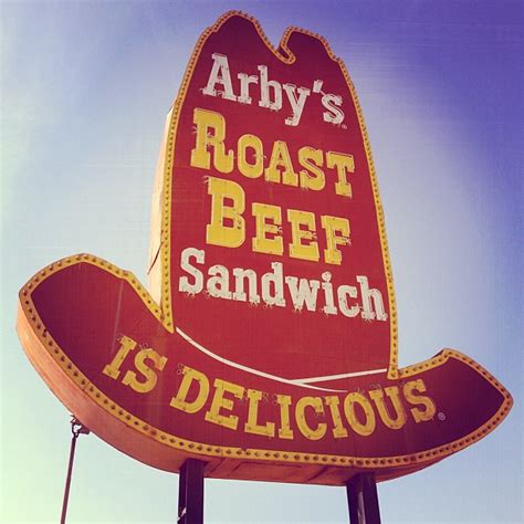 Rad Cowboy Hat Vintage Arbys Sign Flickr Photo Sharing