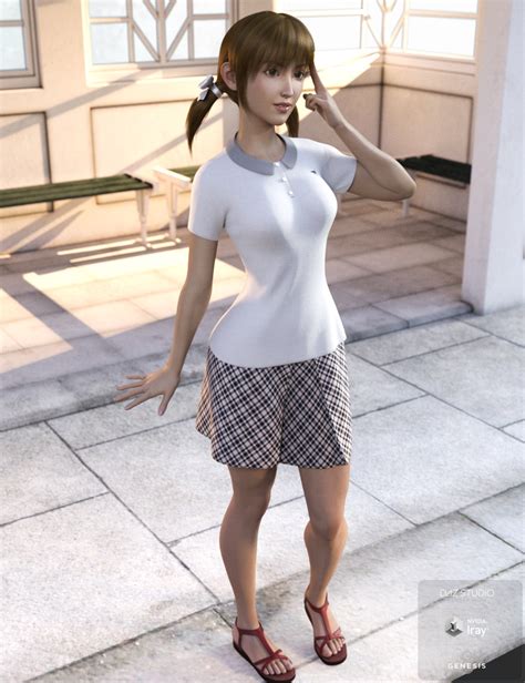 Dforce Summer Polo Style Outfit For Genesis 8 Female S [documentation