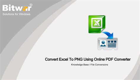 Convert Excel To Png Using Online Pdf Converter Bitwarsoft