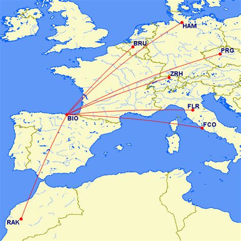 Vueling will operate flights to seven new destinations from Bilbao ...