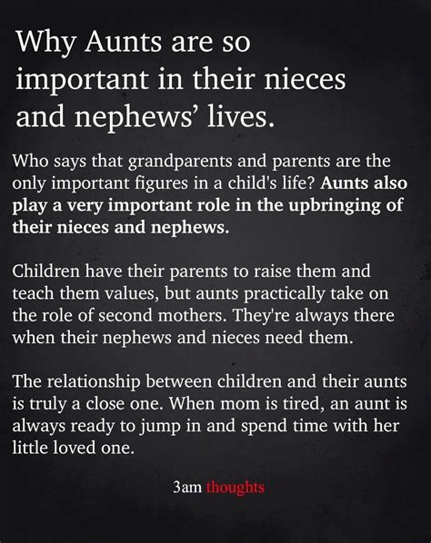 Why Aunts Are So Important In Their Nieces And Nephews Lives Pictures