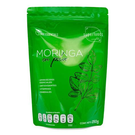 Te Moringa En Polvo 250 Grs Tree Essentials 250 Gramos