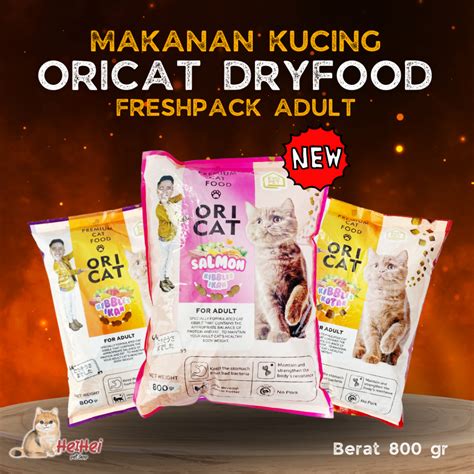 Jual Ori Cat Dryfood Gr Makanan Kucing Oricat Food Freshpack