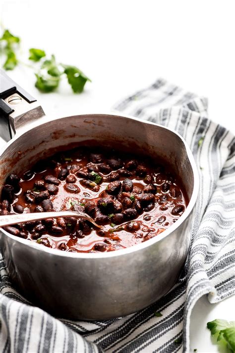 Seasoned Black Beans Garnish And Glaze