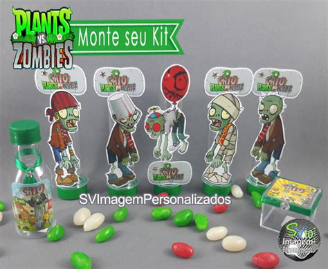 Monte Seu Kit Festa Plants Vs Zombies No Elo Svimagempersonalizados