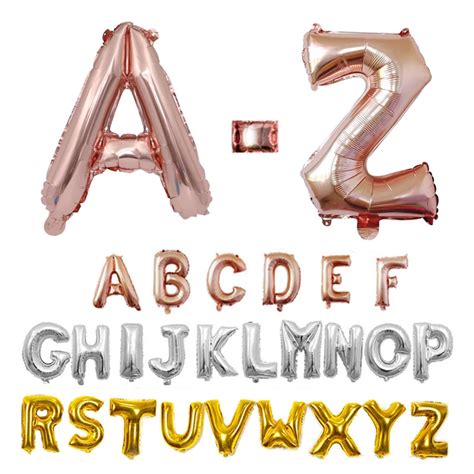 Foil Letter Balloons Factory Direct