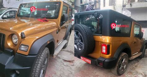 Upcoming Mahindra Thar 4x2 Spotted In A New Colour