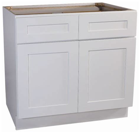 Design House Brookings 42 Inch Base Cabinet White Shaker Box 22 Only