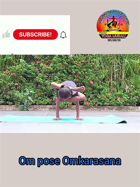 om pose omkarasana yoga muraliyogapose shortsvideo fitness youtube