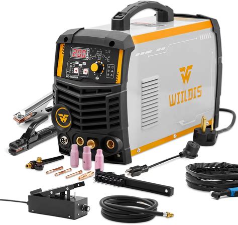 Wiildis 200 Amp Acdc Aluminum Tig Welder With Pulse 220v Igbt Digital