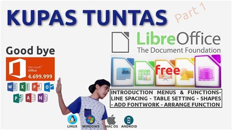 Kupas Tuntas Libreoffice Software Gratis Setara Microsoft Office Youtube