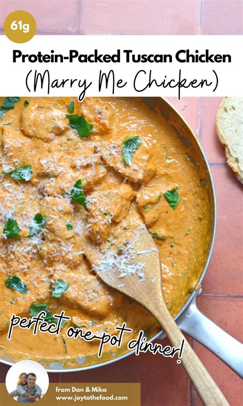 High Protein Tuscan Chicken (Marry Me Chicken) | Recipe | Chicken and