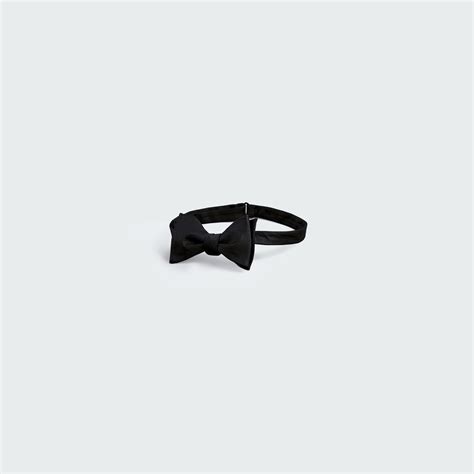 Black Silk Bow Tie (Self-Tied) | INDOCHINO Accessories