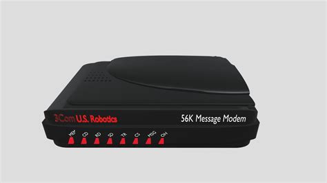 Us Robotics K Message Modem D Model By Arcomputerfundamentals