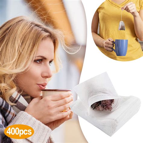 Disposable Tea Filter Bags Empty Drawstring Bags For Loose Leaf Tea 400pc