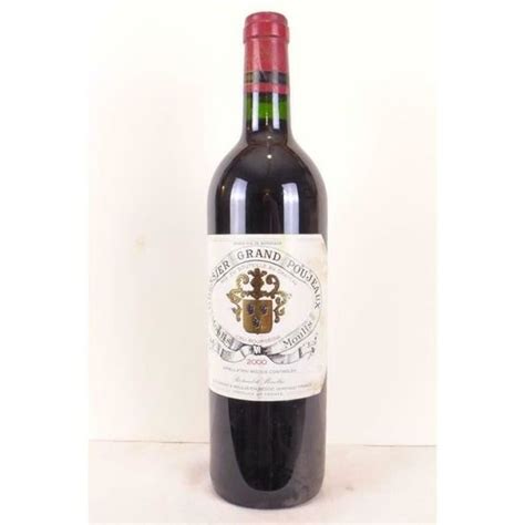 Moulis château gressier grand poujeaux cru bourgeois rouge 2000