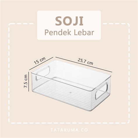 Jual TATARUMA Soji Kotak Kontainer Tempat Wadah Penyimpanan Toples