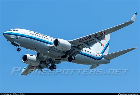 K5012 Indian Air Force Boeing 737 7hiwl Bbj Photo By Murad Hashan