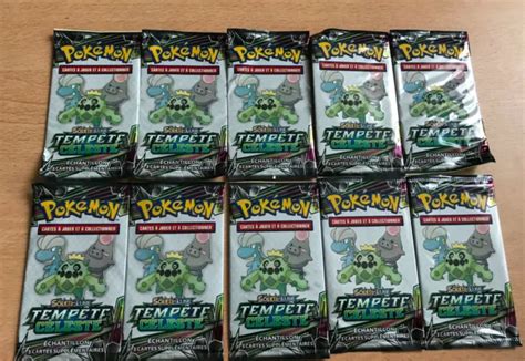 Lot De Booster Echantillon Carte Pokemon Soleil Et Lune Tempete