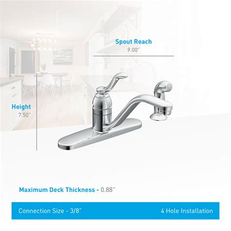 How To Remove Water Restrictor On Moen Kitchen Faucet : Remove Low Flow