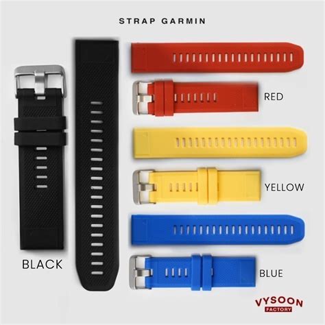 Jual Rubber Strap Tali Karet Jam Garmin Fenix 5 6 7 Forerunner FR 935