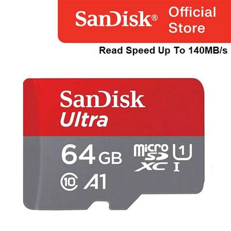 Jual SanDisk Ultra MicroSD 64 GB A1 MicroSDXC UHS I Micro Sd No