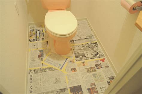 トイレの床にタイルシートを貼るだけ！簡単リメイクdiyでトイレのおしゃれ度upする方法 フェリシモ女子diy部ブログ