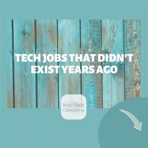 Tech Jobs That Didn T Exist Years Ago Niad Tech