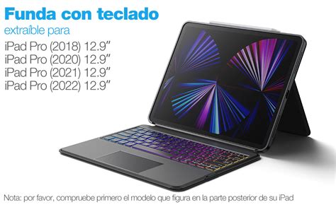 Dracool Funda Con Teclado Para Ipad Pro