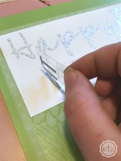 How to Cut Glitter Vinyl with the Cricut - Happily Ever After, Etc.