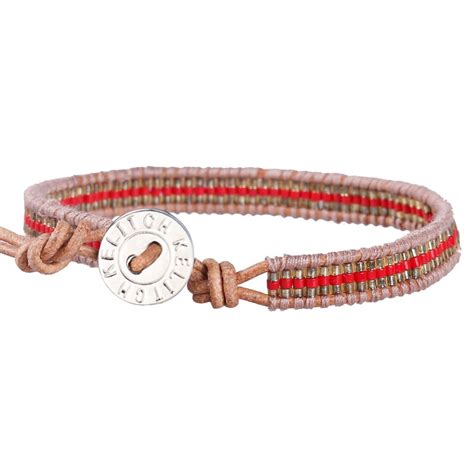 KELITCH Miyuki Band For Women Strand Miyuki Bead Bracelet With Delicate