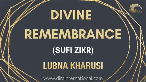 Divine Remembrance Sufi Zikr Dhikr Youtube