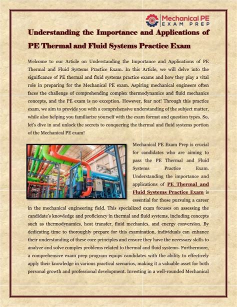 PPT Understanding The Importance And Applications Of PE Thermal And