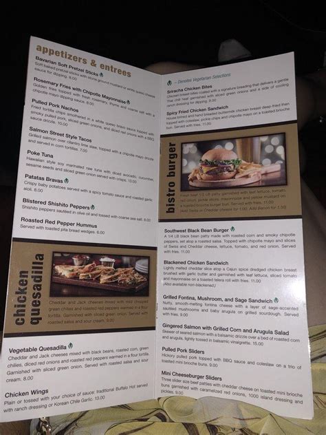 Menu at Cinemark Reserve Lincoln Square — Dine-In 21+ pub & bar, Bellevue