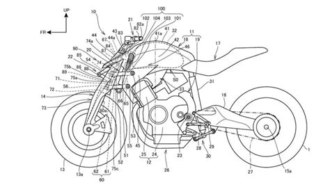 Patent F R Hossack Gabel Als Winglet An Honda Naked Bike