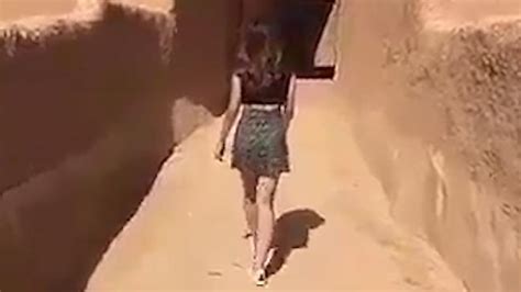 Saudi Arabia Woman In Mini Skirt Video Released By Police