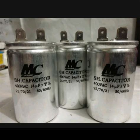 Jual Kapasitor Capacitor Ac Running Mc 14uf 14 Uf 450v 450volt 400v