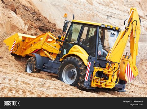 Wheel Loader Excavator Image Photo Free Trial Bigstock