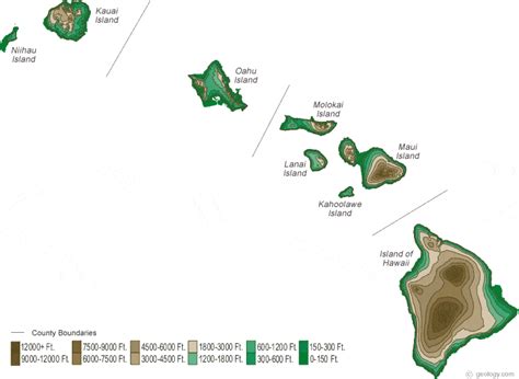 Map of Hawaii