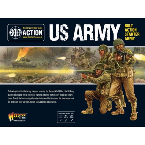 Acheter Bolt Action Us Army Starter Army Jeu De Figurines Warlord