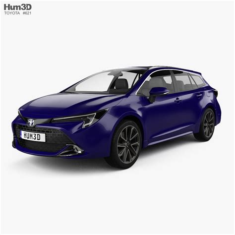 Toyota Corolla Touring Sports Hybrid 2023 Modèle 3D Véhicules on Hum3D