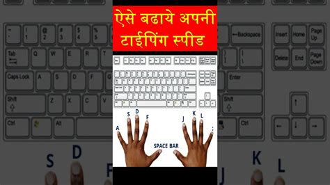 ऐस बढय अपन टईपग सपड Typing speed kese badaye Keyboard typing