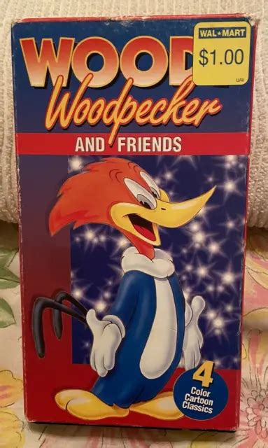 WOODY WOODPECKER AND Friends VHS VCR Video Tape Movie Used Cartoon 3