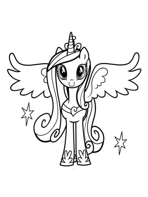 Princess Cadence coloring pages