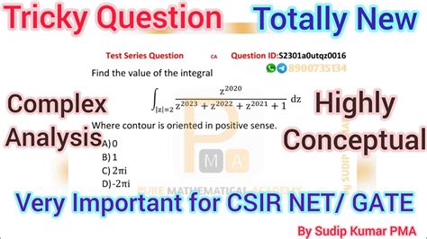 Csir Net Complex Analysis Solution Qod Gate Complex