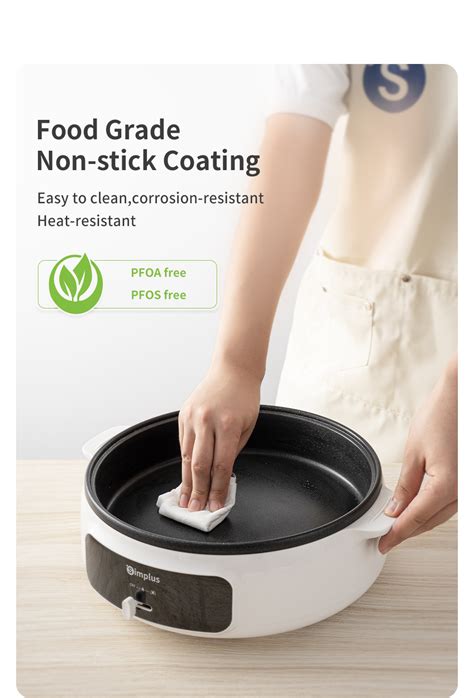 Simplus L Multi Function Electric Hot Pot W Household Nonstick Electric Cooker Hotpot